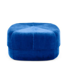 Load image into Gallery viewer, Circus Velour Pouf Stools &amp; Benches Normann Copenhagen Electric Blue Large 
