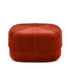 Load image into Gallery viewer, Circus Velour Pouf Stools &amp; Benches Normann Copenhagen Rust Large 

