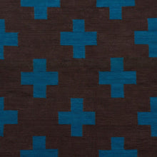 Load image into Gallery viewer, Girard Plus Rug Area Rugs Maharam Sepia/Turquoise Dark 6&#39; x 9&#39; 
