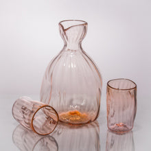 Load image into Gallery viewer, Wabi Sabi Saki Carafe + 2 cups CUPS &amp; GLASSES Andrew Iannazzi Cherry Blossom 
