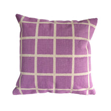 Load image into Gallery viewer, GRID PILLOW - REVERSIBLE - CIRCLE Pillow Leah Singh 
