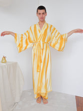 Load image into Gallery viewer, Raw Silk Robe in Banda robe Upstate 
