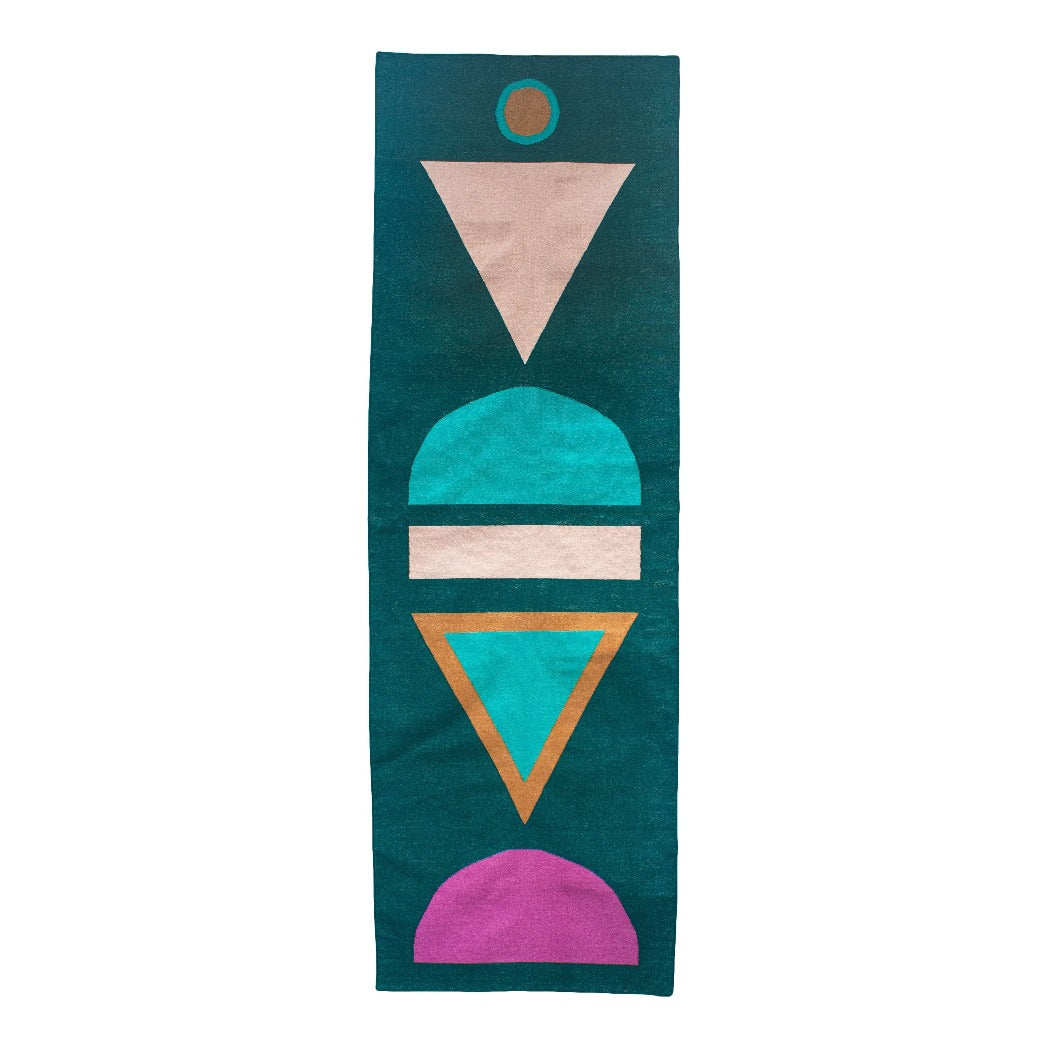 DANA EMERALD RUNNER RUG Rug Leah Singh