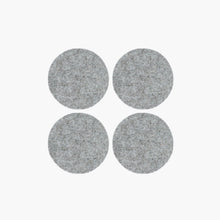 Load image into Gallery viewer, Bierfilzl Merino Wool Felt Coaster Solid - Pack of 4 Graf Lantz Granite Round 
