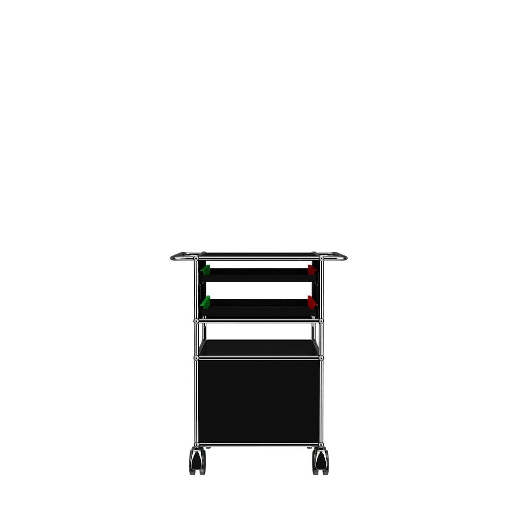 Exclusive Black Power Kitchen Cart by Ghetto Gastro x USM Kitchen Storage & Organization USM