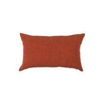 Load image into Gallery viewer, Simple Linen Pillow THROW PILLOWS Hawkins New York RUST 22&quot; x 12&quot; 
