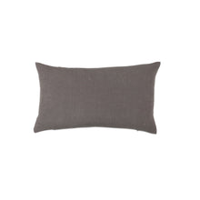 Load image into Gallery viewer, Simple Linen Pillow THROW PILLOWS Hawkins New York DARK GREY 22&quot; x 12&quot; 

