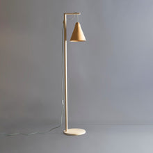 Load image into Gallery viewer, Halsey Floor Lamp FLOOR LAMPS VOLK Furniture Bleached/Camel 
