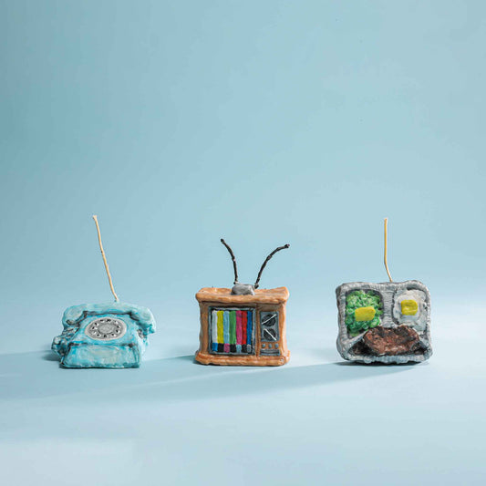 70s interior theme candles: Console TV Candles & Home Fragrances Afternoon Light