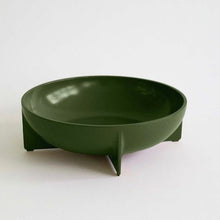 Load image into Gallery viewer, Large Round Standing Bowl Trays &amp; Catchalls FS Objects Gloss Moss 
