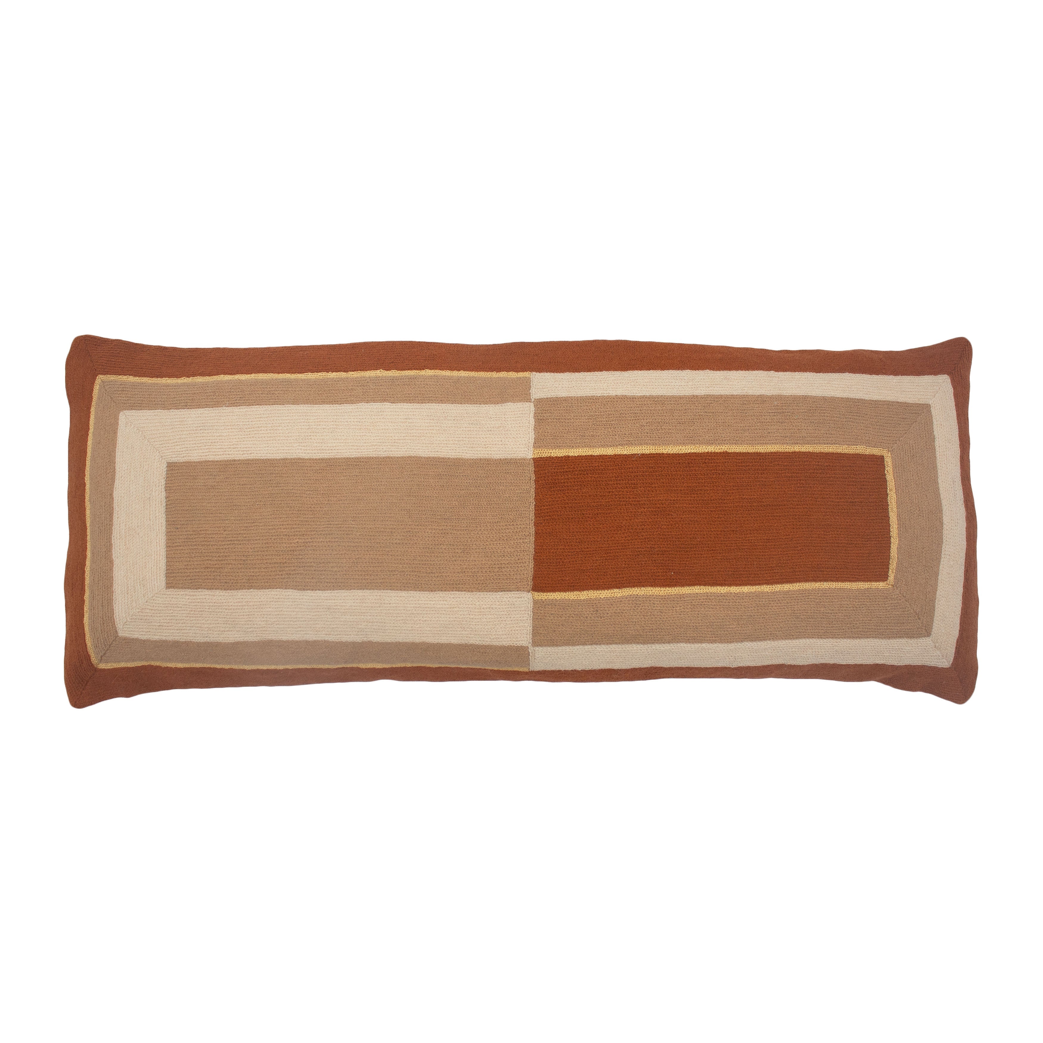 MARIANNE RECTANGLE PILLOW - OCHRE Pillow Leah Singh