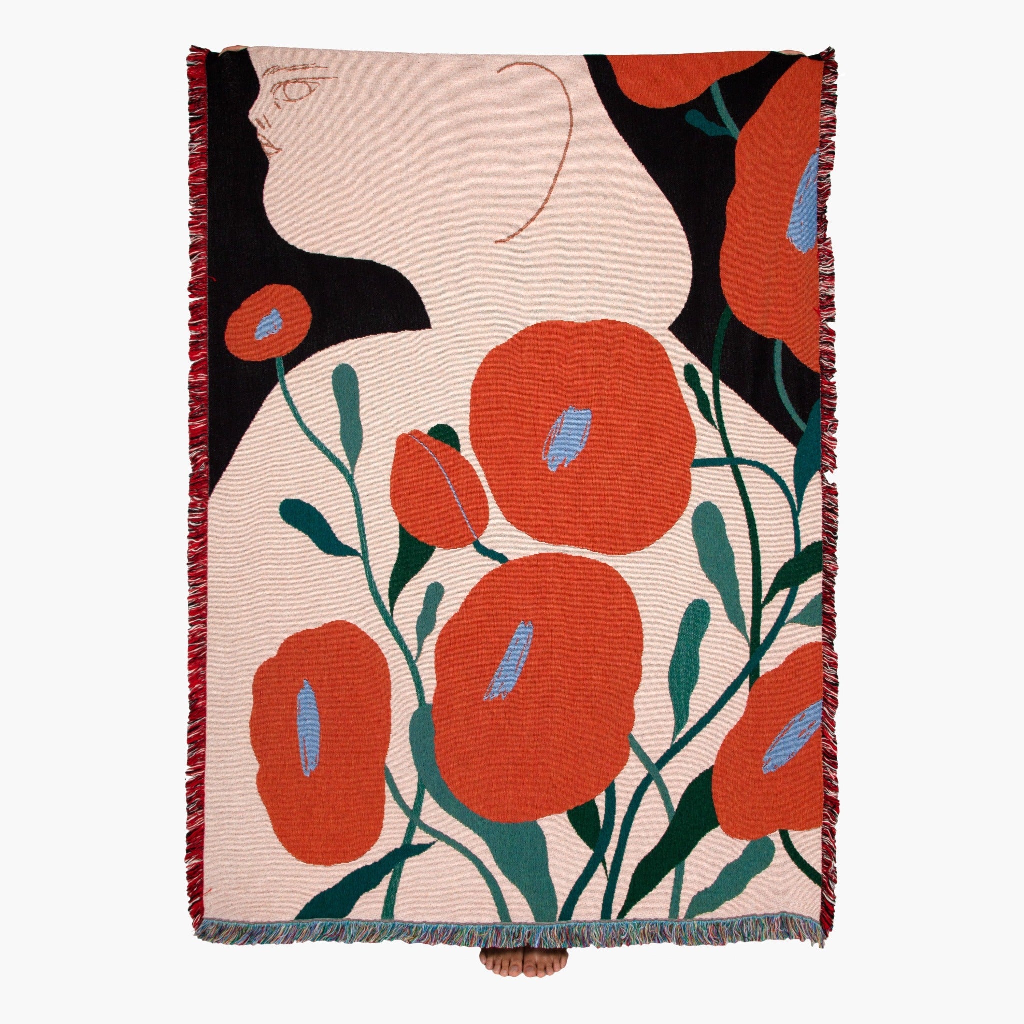 Melba Throw Woven Blankets Slowdown Studio