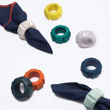 Load image into Gallery viewer, Asterisk Napkin Ring - Set of 8 Napkins Tortuga Forma 

