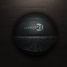 Load image into Gallery viewer, Night Vision Basketball, by artist Craig White basketball round21 
