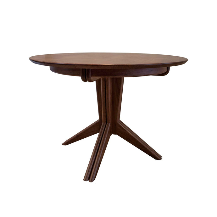 Pedestal Extension Table DINING TABLES Smilow Design Solid top 