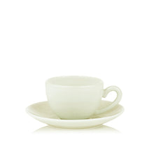 Load image into Gallery viewer, Milk Cup and Saucer COFFEE &amp; TEA Lucie Kaas Vanilla 
