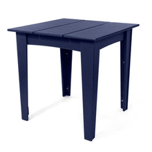 Load image into Gallery viewer, Alfresco Square Table - 30&quot; OUTDOOR FURNITURE Loll Navy Blue Table Top with Umbrella Hole 

