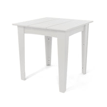 Load image into Gallery viewer, Alfresco Square Table - 30&quot; OUTDOOR FURNITURE Loll Cloud White Table Top with Umbrella Hole 
