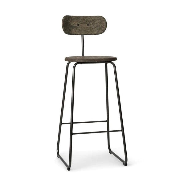 Earth Stool Backrest BAR & COUNTER STOOLS Mater Bar Height Dark