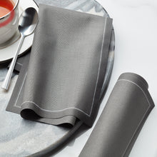 Load image into Gallery viewer, Anthracite Grey Cotton Dinner Napkins 12 Units #AL My Drap 

