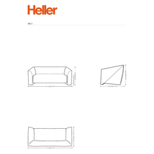 Load image into Gallery viewer, MB 2 Outdoor Lounge Chairs Heller 
