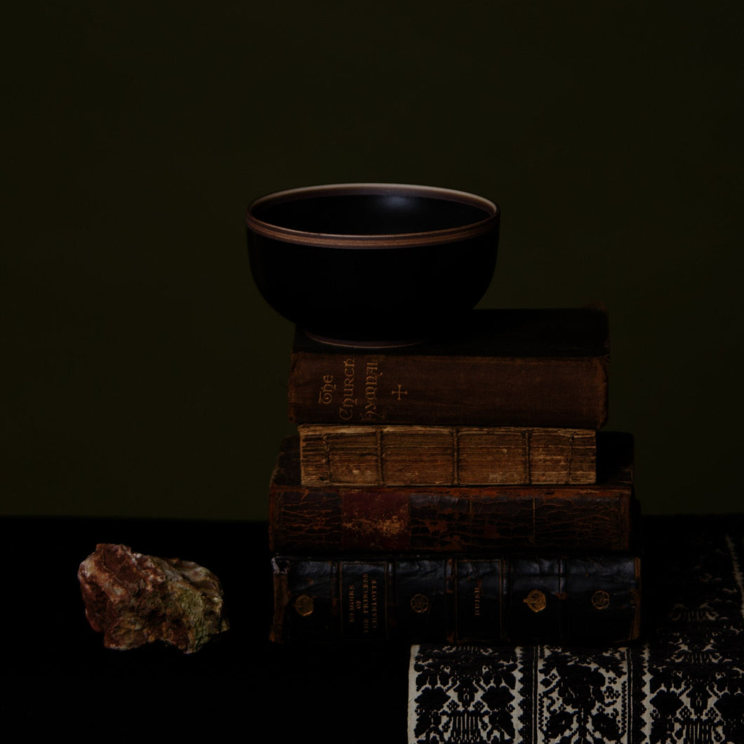 Hermit Bowl - Set of 4 BOWLS Middle Kingdom Semi-Matte Black 