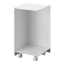 Load image into Gallery viewer, Rolling Bathroom Organizer - Steel Toilet Paper Stocker Yamazaki Home White 
