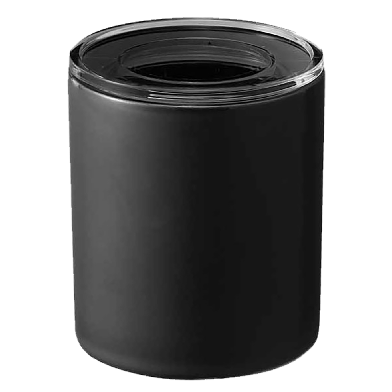 Ceramic Canister, Large FOOD STORAGE Yamazaki Home Black
