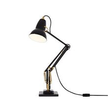 Load image into Gallery viewer, Original 1227 Brass Desk Lamp TABLE &amp; DESK LAMPS Anglepoise Jet Black 
