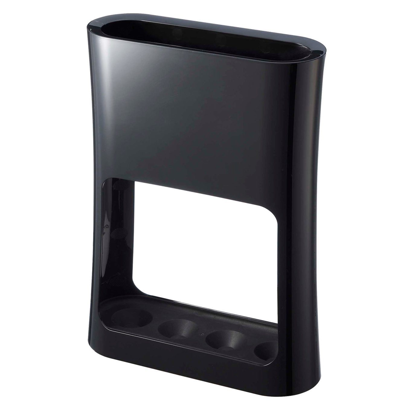 Compact Umbrella Stand ENTRYWAY & MUDROOM Yamazaki Home Black