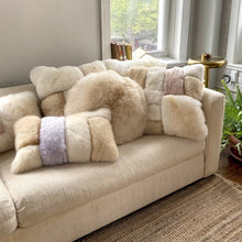 Load image into Gallery viewer, Alpaca Colorblock Pillow 2 Pillow Intiearth 
