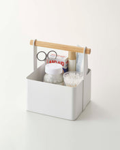 Load image into Gallery viewer, Storage Caddy - Steel + Wood - Small Baskets and Bins Yamazaki 
