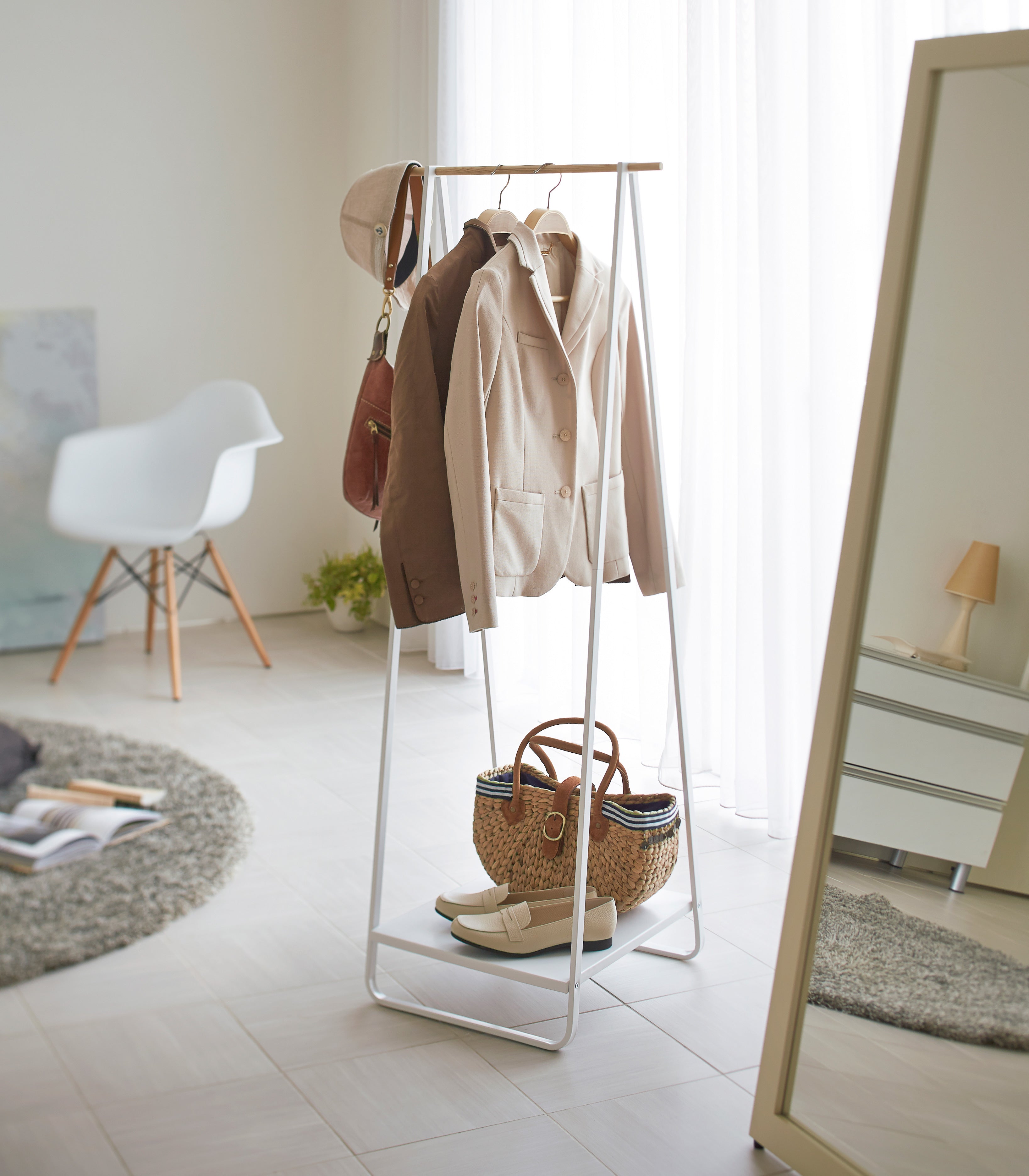 Coat Rack with Shelf ENTRYWAY & MUDROOM Yamazaki Home