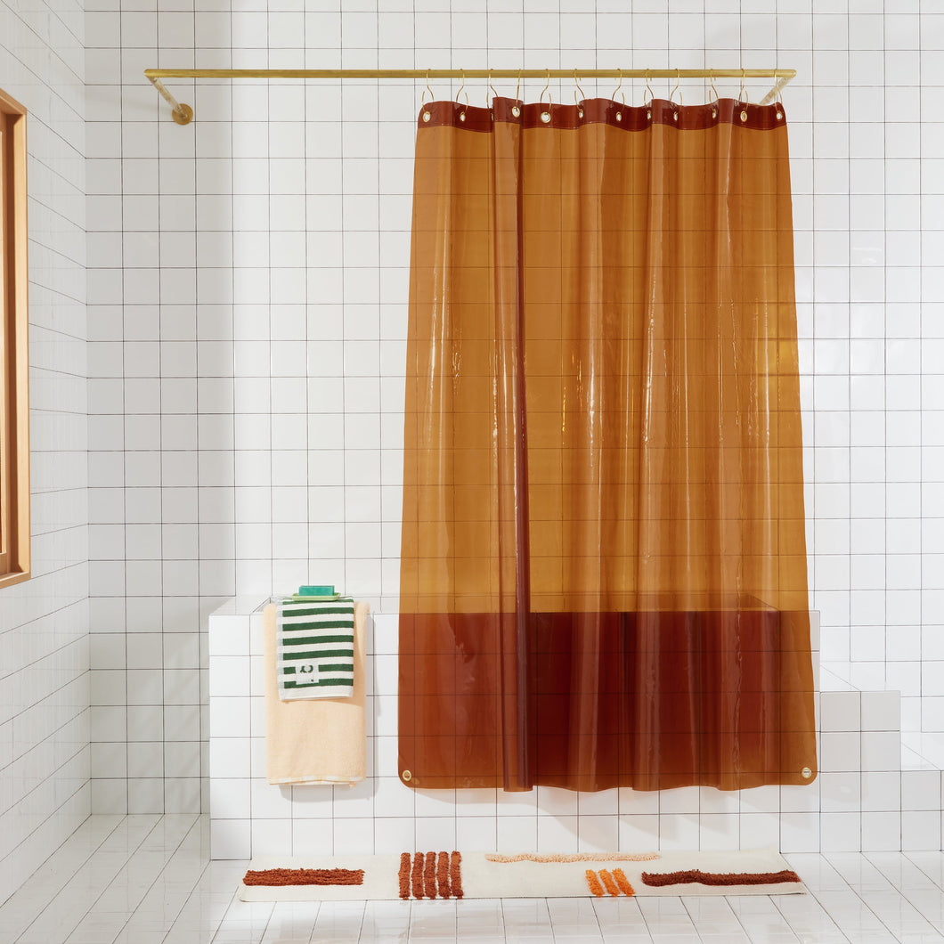 Sun Shower Curtain, Honey Shower Curtains Quiet Town 