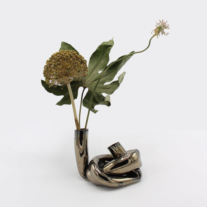 Mirroring | Limited Edition Palladium Vase 1 Julia Elsas 