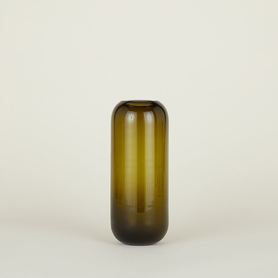 Aurora Vase, Large Pill Vases Hawkins New York Dark Olive 