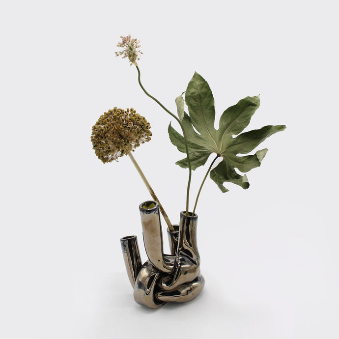 Mirroring | Limited Edition Palladium Vase 4 Julia Elsas 