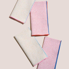 Load image into Gallery viewer, Carnival Stripe Napkins, Set of 4 Napkins Atelier Saucier 
