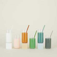 Load image into Gallery viewer, Essential Glass Straws, Set of 6 Water Glasses Hawkins New York 
