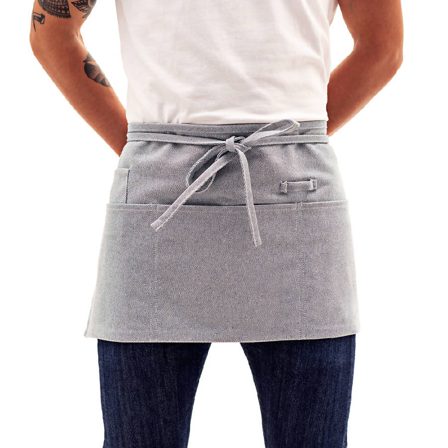 Blue Waist Apron Aprons Powered by People 