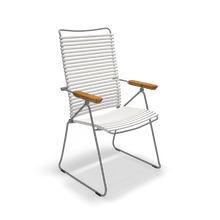 Load image into Gallery viewer, Click Position Chair Outdoor Lounge Chairs Houe Muted White 
