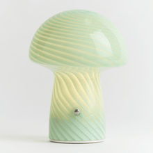 Load image into Gallery viewer, Portable Mini Glass Mushroom Lamp, Green lighting Humber 
