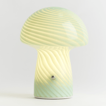 Load image into Gallery viewer, Portable Mini Glass Mushroom Lamp, Green lighting Humber 
