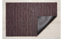 Load image into Gallery viewer, Skinny Stripe Shag Mat Area Rugs Chilewich Mulberry 18&quot;x28&quot; 
