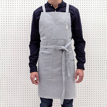 Load image into Gallery viewer, Blue Crossback Bib Apron Aprons Powered by People 
