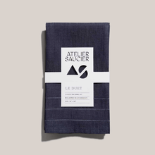 Load image into Gallery viewer, Signature Denim Tea Towels Dish Towels Atelier Saucier 
