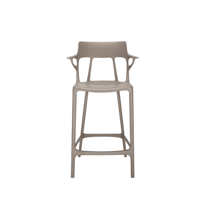 A.I. Recycled Counter Stool BAR & COUNTER STOOLS Kartell Gray 