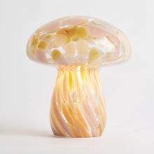 Load image into Gallery viewer, Portable Tall Open Top Glass Mushroom Lamp, Pink Moon Portable Lamps Humber 
