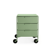 Load image into Gallery viewer, Mobil Mat 3-Drawer Storage With Wheels NIGHTSTANDS Kartell Black 
