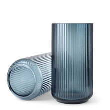 Load image into Gallery viewer, Lyngby Vase, Glass Vases Lyngby Midnight Blue 8.1&quot;h x 4.3&quot;dia 
